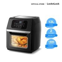 ราคา LocknLock หม้อทอดไร้น้ำมัน Air Fryer Oven ความจุ 12 L. รุ่น EJF696BLK (21151433338)