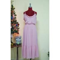 ราคา Pink dress สาวอวบ สาวอ้วน 2XL (17790896798)