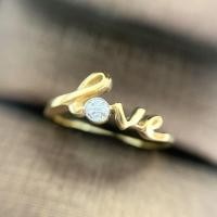 ราคา Princely Diamond ring แหวนเพชรแท้ แหวนทองแท้รุ่นRG5118 9K Loveของแท้100%มีบัตรรับประกัน (6816064226)