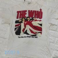 ราคา เสื้อยืดวินเทจ วง The Who the kids are alright Tour ปี1989 หายากน่าเก็บครับ. (22744411334)