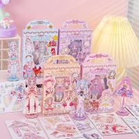 ราคา แม่เหล็กแต่งตัวตุ๊กตา เซต 5 แผ่น มีตุ๊กตา 2 ตัว+ขาตั้ง ทนทานไม่พังง่าย บรรจุกล่องในหูหิ้ว แม่เหล็กเจ้าหญิง (25622751574)