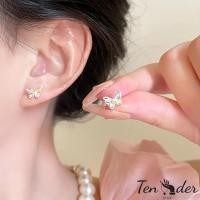 ราคา COD-ส่งเร็วจากไทยต่างหูสตั๊ดS925 รูปผีเสื้อ ประดับเพทาย ที่มีสีสัน สำหรับผู้หญิง เครื่องประดับแฟชั่น ไม่ทําให้แพ้ง่าย-T (25104590546)