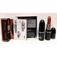 ราคา Mac Matte Lipstick ขนาด 1.8g #สีVelvet Teddy (ขนาดทดลอง) (พร้อมกล่อง) (ฉลากไทย) (4772285174)