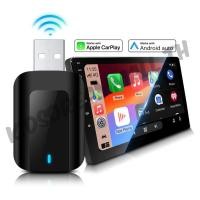 ราคา Wired To Wireless Carplay & Android Auto Mini Adapter USB Plug and Play AI Box Bluetooth-Compatible 5.0 สําหรับ OEM Wired CarPlay Android Auto Car Systems (41217131717)