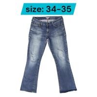 ราคา กางเกงยีนส์ผู้หญิง Denizen Levi's ขาม้า เอว34-35 สะโพก 42-44" ยาว 41 มือสอง รหัสsw34 (40810740272)