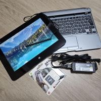 ราคา Fujitsu ARROWS Tab Q555/K32 | แท็บเล็ต Windows 10 พร้อมปากกา + คีย์บอร์ด (26984113484)