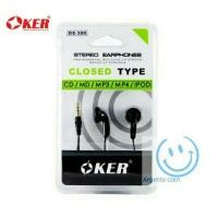 ราคา OKER หูฟัง EARBUB รุ่น DS-300 SUPER BASS (สีดำ) (362483713)