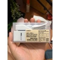 ราคา พร้อมส่ง ที่เย็บกระดาษ muji ไม่ใช้ลวด แม็กเย็บกระดาษ แบบไม่ใช้ลวด Staple free stapler (4918613200)