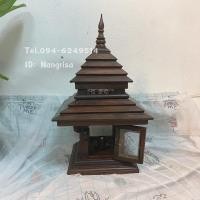 ราคา โคมไฟไม้สัก โคมไฟหัวเสา โคมไฟสนาม (งานไม้สักแท้) (9269827435)