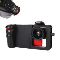 ราคา เลนส์มาโครมุมกว้างโทรศัพท์มือถือกรงกระต่ายกรงกระต่ายขาตั้งการถ่ายภาพชุดโทรศัพท์มือถือสองในหนึ่งเดียวมือถือ Stabi (43516684304)