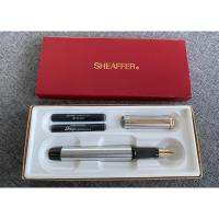 ราคา ปากกาหมึกซึมSheaffer ด้ามจับสแตนเลสหัวทองแท้100% (15202717623)