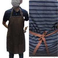 ราคา ผ้ากันเปื้อนเต็มตัวสีน้ำตาล (5818783158)