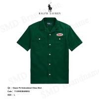 ราคา Polo Ralph Lauren เสื้อเชิ้ต รุ่น Classic Fit Embroidered Chino Shirt Code : 710903858001 (29203238571)