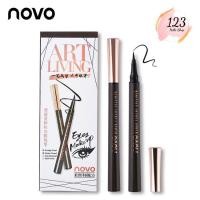 ราคา Novo Art Living Black Fluent Eyeliner 1.3 ml อายไลน์เนอร์ ชนิดปลายพู่กัน สีดำสวย เขียนง่าย ลื่นมาก ไม่เลอะ ✨ (26325067760)