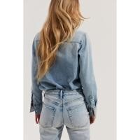 ราคา H&M(เอชแอนด์เอ็ม) กางเกงยีนส์ Slim Straight High Ankle ผู้หญิง 1222676_6 (28386353739)