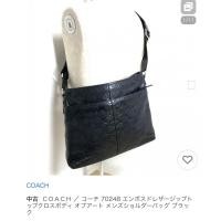 ราคา Coach Crossbody 70248 หนังปั้มสีดำแท้ (25182305731)