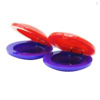 ราคา 2 ชิ้นนิ้วมือ Castanets เครื่องมือเพอร์คัชชันของเล่นดนตรีสําหรับเด็กวัยหัดเดินเด็ก Early Musical Education (27114913560)