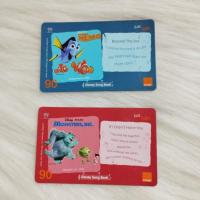 ราคา บัตรเติมเงินเก่า orange สำหรับสะสม Disney Song Book ได้ทั้ง 2 ใบค่ะ (21480887363)