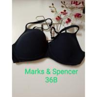 ราคา Marks & Spencer เสื้อชั้นในสีดำป้ายเต็มไม่ตัดป้าย 36Bรุ่นT33 3208A/08094 (25438587954)