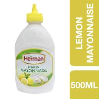 ราคา Herman Lemon Mayonnaise 500ml ++ เฮอร์แมน เลมอนมายองเนส 500 มล. (8148724352)