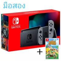 ราคา มือสอง Nintendo Switch Gray รุ่นใหม่ แบตอึด สภาพ 99.99% ฟรีเกมส์ Animal crossing ฟรีส่ง EMS (5591425599)