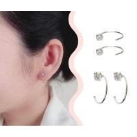 ราคา ต่างหู​ ไร้แป้น​ ทองคำแท้​ ✅​ลาย​พลอยกลมชุบทองขาว ตุ้มหู ทองคำแท้​ ต่างหูทอง ทองแท้ ตุ้มหูทอง​ ตุ่มหู​ ต้มหู​ ต่างหูสวยๆ (24062758484)