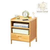 ราคา โต๊ะข้างเตียง โต๊ะหัวเตียง ตู้ข้างเตียง มีลิ้นชัก ตู้ข้างเตียงห้องนอน ชั้นวางของข้างเตียง bedside table woodcorner (15193293584)