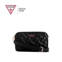 ราคา GUESS กระเป๋าสะพายผู้หญิง รุ่น QG900473 ALANNA MINI STATUS CROSSBODY สีดำ (23650295824)