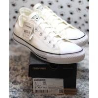 ราคา ۩◘♘CONVERSE รุ่น ALL STAR SHIELD OX WHITE / BLACK รองเท้าผ้าใบ แฟชั่น สีขาว สีดำ มือ1 ลิขสิทธิ์ของแท้100% มีของ พร้อมส่ง (22045561524)