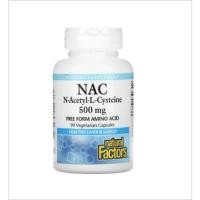 ราคา Natural Factors, NAC, N-Acetyl-L Cysteine, 500 mg (15370708124)