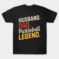 ราคา เสื้อยืด Vintage Pickleball Funny Husband Dad Legend Father's Day T-Shirt แท้ Cotton 100% ใส่สบายๆ (26790442656)