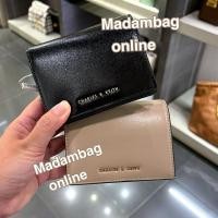 ราคา CHARLES & KEITH Snap Button Mini Wallet กระเป๋าสตางค์ใบสั้น มีสายโซ่สะพายข้าง (29063046528)