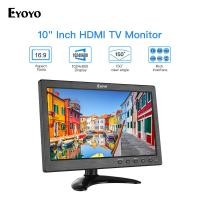 ราคา Eyoyo 10 นิ้วขนาดเล็ก TVHDMI Monitor 1024x600 หน้าจอ LCD พร้อมทีวี/HDMI/VGA/AV/USB อินพุตและรีโมทคอนโทรลสําหรับ Multi Application DVD PC กล้องวงจรปิดความปลอดภัยกล้อง Raspbe (42860902922)