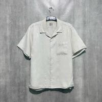 ราคา KEMEJA MUJI Japan Open Collar Linen Shirt / เสื้อเชิ้ตชาย / KMJ50 / Size M (40304780377)