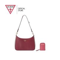 ราคา GUESS กระเป๋าสะพายสะพายไหล่ รุ่น SA892612 MEEKO MEDIUM TOP ZIP สีแดง (24654489607)