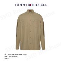 ราคา Tommy Hilfiger เสื้อเชิ้ต รุ่น Men'S Tonal Canvas Relaxed Fit Shirt Code : DM17275 AB0 (24436906733)
