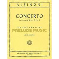 ราคา Tomaso Giovanni Albinoni: Concerto in D Minor Op. 9/2 for Oboe & Piano (IMC1025) (3319683973)
