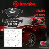 ราคา ผ้าเบรคหน้า BREMBO BMW Z4 E89 (35i 35is) ปี 09-11 (P06081B) (19025740901)