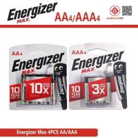 ราคา แบตเตอรี่ Energizer MAX AA / AAA อัลคาไลน์ 1.5V ใหม่ [การ์ด] (26832318963)