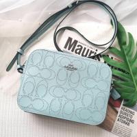 Coach 2403 Mini Camera Bag In Signature Leather กระเป๋าสะพายข้าง