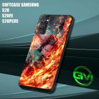 ราคา HP GM26 Softcase Glitter Samsung S20 | S20FE | S20 PLUS | S20 FE 20+ Case Glossy Mica Casing Silicone Glass Samsung Silicon Cover Anime Mobile phone (28487365031)
