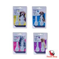 ราคา Cleartix ** 2 หลอด** ผลิตภัณฑ์ป้องกันหมัดและเห็บ ยาหยดกำจัดเห็บหมัด สุนัข แมว (40807337898)