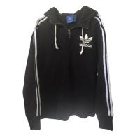 ราคา เสื้อกันหนาวมีฮู้ด adidas สีดำ ของแท้มือสอง (3013417770)