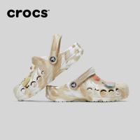 ราคา ♞,♘Crocs Crocs Beya Marble Hole Shoes รองเท้าชายหาดของผู้ชายรองเท้าแตะนิ้วเท้ากลางแจ้งรองเท้าผู้หญิ (41563590933)