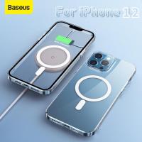 ราคา Baseus เคสโทรศัพท์แม่เหล็กใส iPhone 12 ฝาครอบชาร์จไร้สาย สําหรับเคสแม่เหล็ก (15336307671)