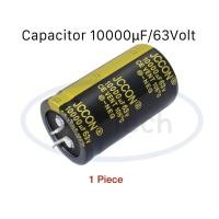 ราคา คาปาซิเตอร์ 10000uF 63V Capacitor 10000uf 63V 105C ขาเขี้ยว ระยะขาห่าง 10.0มม จำนวน 1 ชิ้น (22679772604)