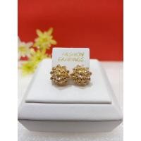 ราคา #ต่างหูเศษทองเพชรซีกไม่ลอก (20294187794)