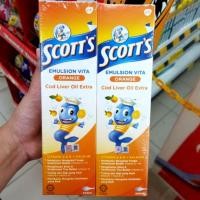 ราคา พร้อมส่ง 2 รส ขนาด400ml.SCOTT'S COD LIVER OIL Emulsion น้ำมันตับปลา (6622275044)