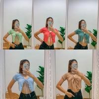 ราคา เสื้อครอปผูกหน้าสายฝอ แซ่บมาก❗️❗️ (9836322777)