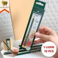 ราคา ต้นฉบับ Faber Castell Graphite ดินสอ 2B (12 ชิ้น) ดินสอสอบคอมพิวเตอร์ 2B เครื่องเขียนโรงเรียน (43705794463)